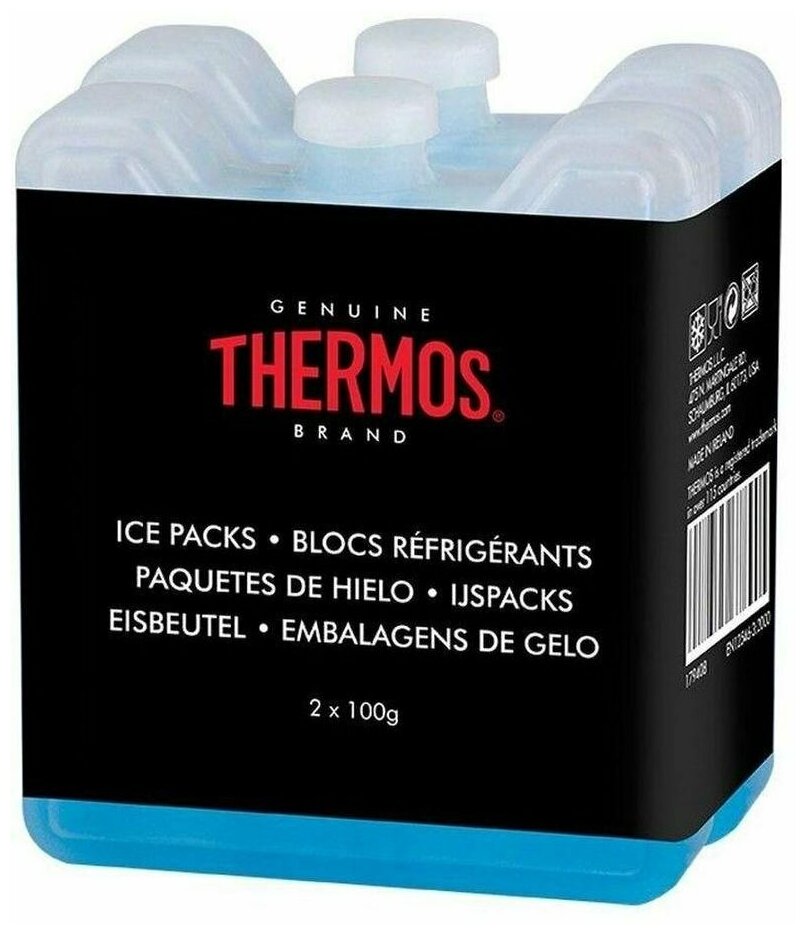 Аккумулятор холода Thermos Ice Pack 0.1л. (упаковка:2 штуки) голубой (399120)