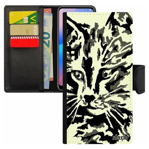 фото Чехол-книжка на телефон galaxy s7 edge, "котенок" тигристый кот utaupia