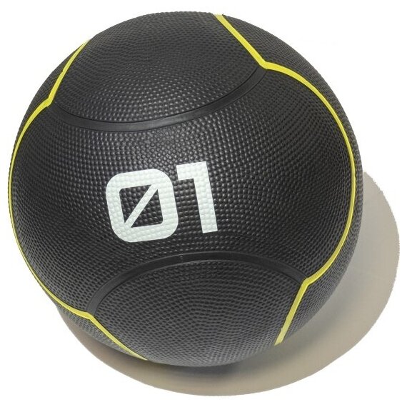 Мяч тренировочный Original Fit.tools , чёрный 1 кг