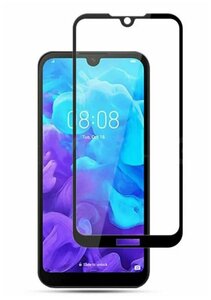 Защитное стекло 3D Glass Pro для Huawei Y5 2019/ Honor 8s черное