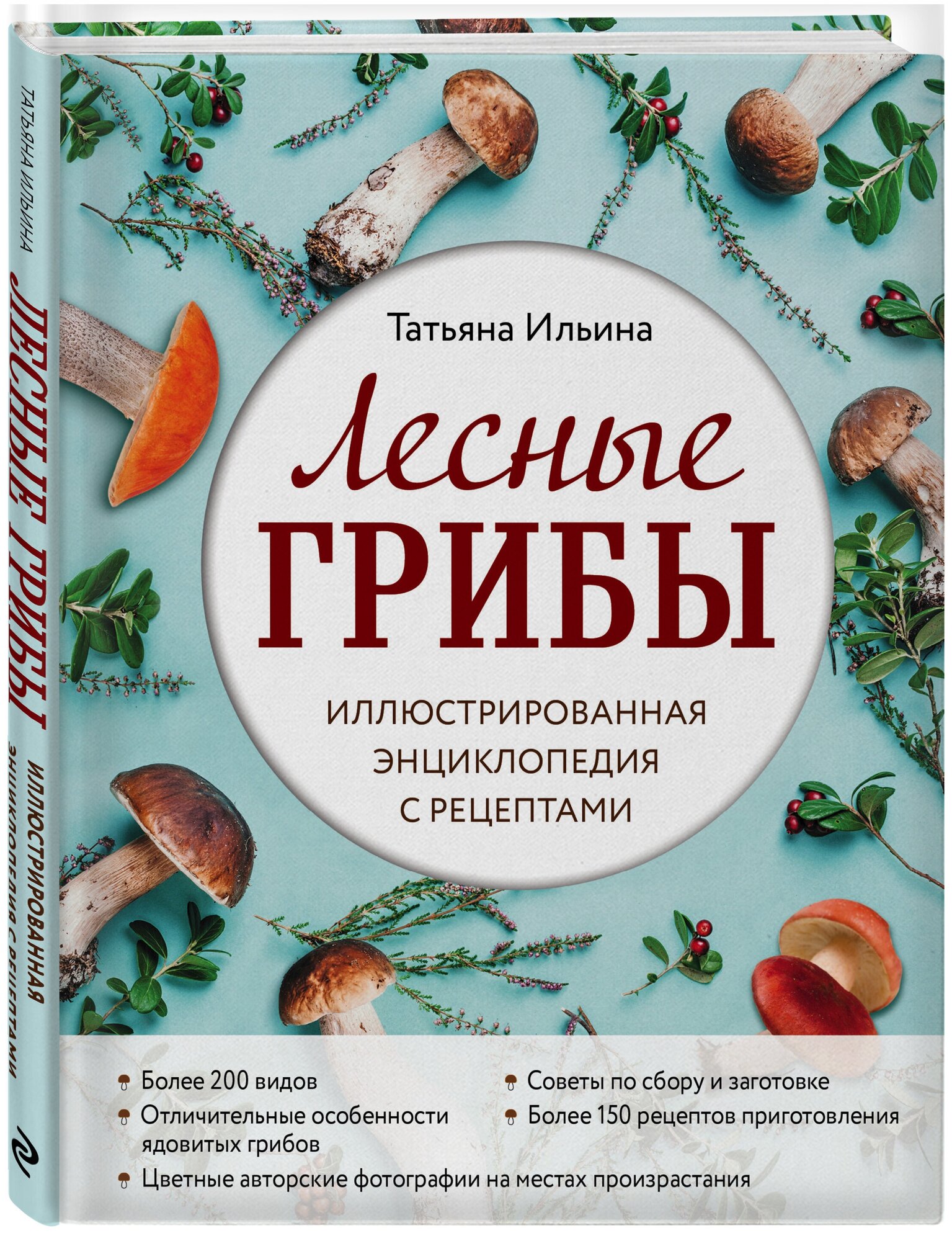 Лесные грибы. Иллюстрированная энциклопедия с рецептами - фото №1