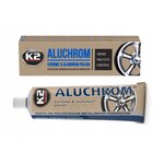 Паста для полировки метала хрома K2 Aluchrom 120гр - изображение