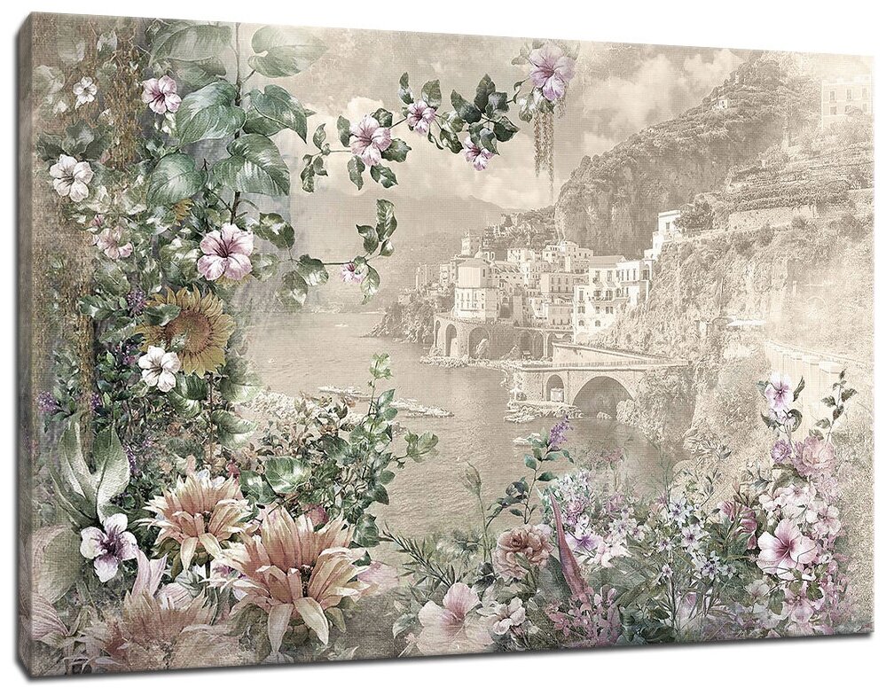 Картина Уютная стена "Винтажный прованс" 90х60 см