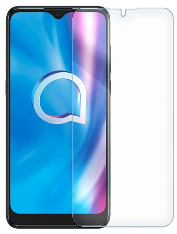 Стекло защитное гибридное Krutoff для Alcatel 1SE (2020)