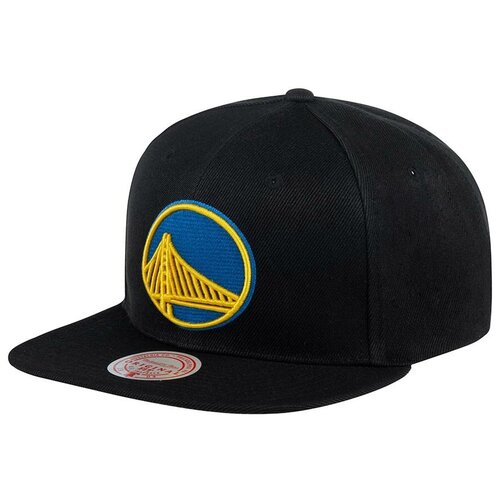 Бейсболка с прямым козырьком MITCHELL NESS 6HSSJS19078-GSWBKGY Golden State Warriors NBA, размер ONE