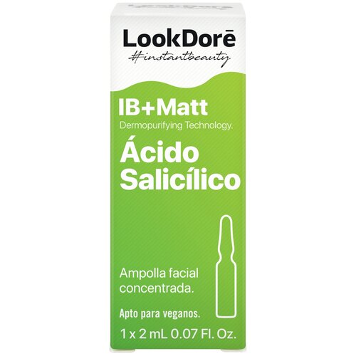 LookDore IB + Matt Ampoule Anti-Imperfections Salicylic концентрированная сыворотка в ампулах для проблемной кожи лица, 2 мл