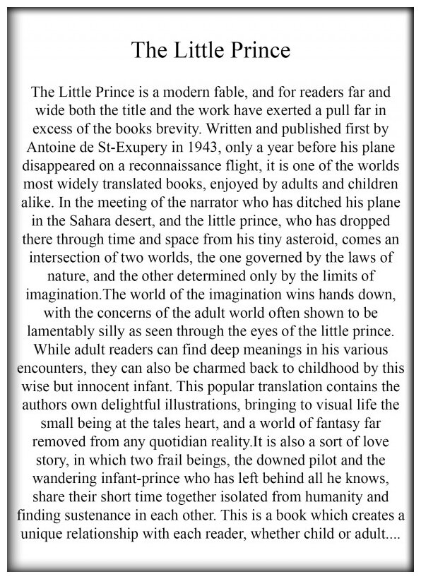 The Little Prince (de Saint-Exupery Antoine (иллюстратор), Testot-Ferry Irene (переводчик), de Saint-Exupery Antoine , Сент-Экзюпери Антуан де (соавтор)) - фото №13