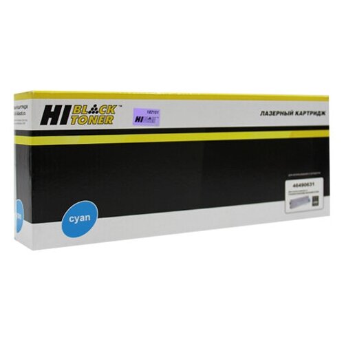 Тонер-картридж Hi-Black (HB-46490631) для OKI C532/C542/MC573/MC563, C, 6K картридж printlight 46490631 mс573c голубой для oki