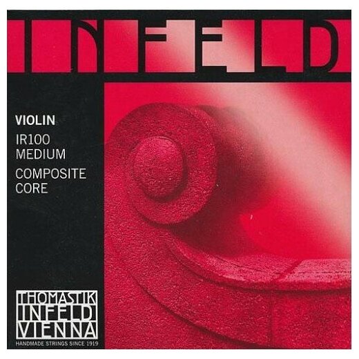 IR100 Infeld Rot Комплект струн для скрипки размером 4/4, среднее натяжение, Thomastik