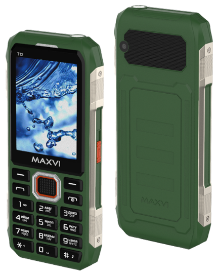 Maxvi Мобильный телефон MAXVI T12 Green