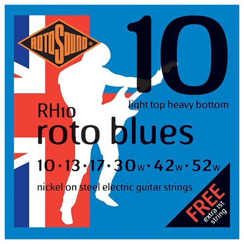Набор струн Rotosound ROTO BLUES RH10, 1 уп.