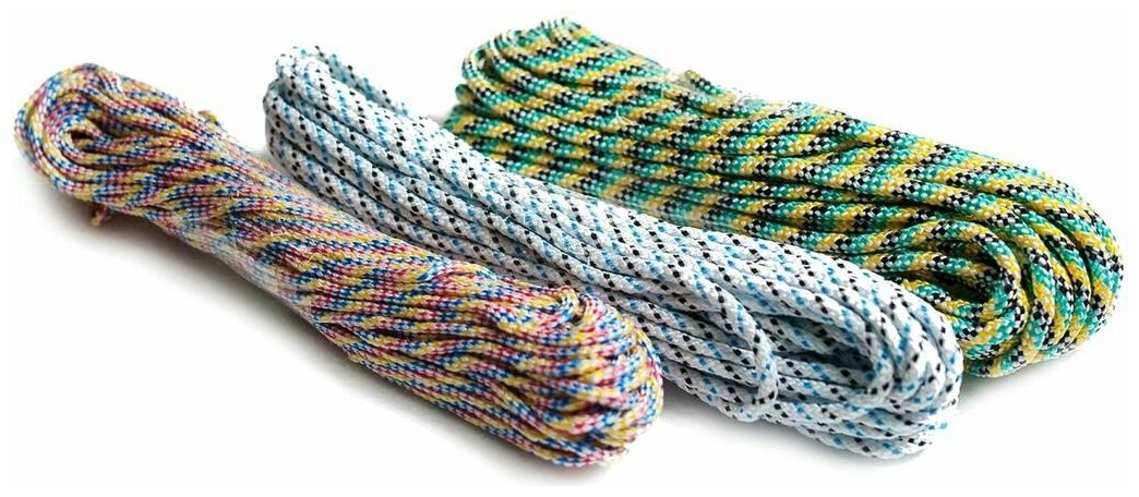 Веревка плетенная с сердечником диаметр 8мм (25м)