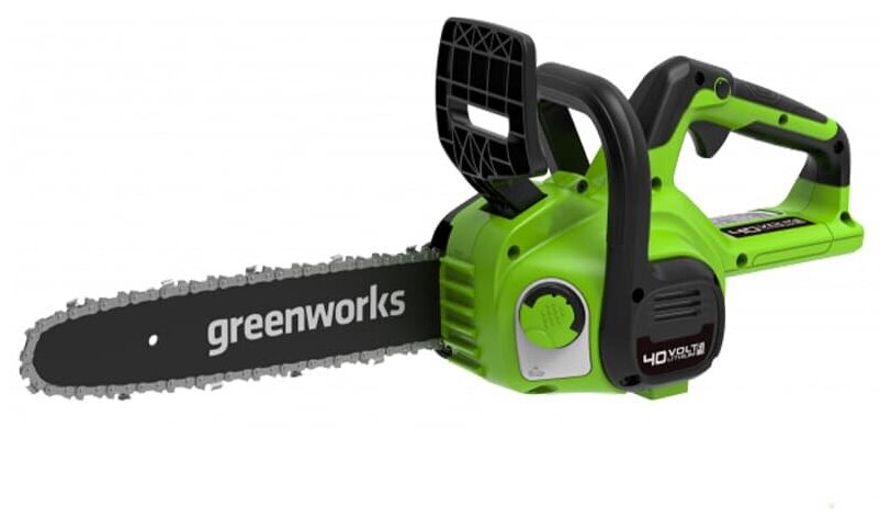 Цепная пила аккумуляторная Greenworks G40CS30II, 40V, 30 см, без АКБ и ЗУ 2007807 - фотография № 11