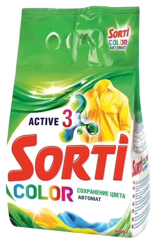 Стиральный порошок Sorti Color (автомат), 6 кг