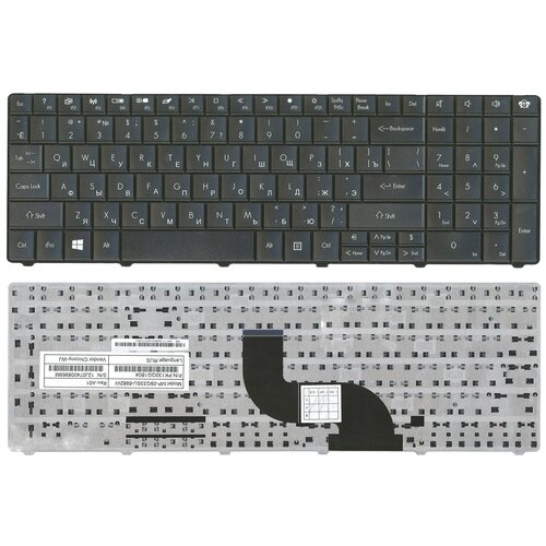 Клавиатура для ноутбука Packard Bell MP-12G63SU-920 черная версия 2 109000₽