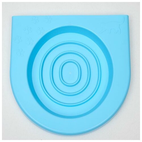 Туалет для приучения кошек к унитазу 392 х 387 х 3 см голубой 880₽