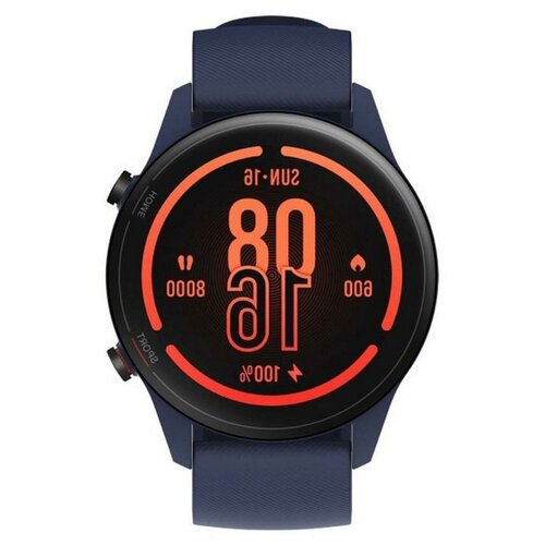 фото Смарт-часы сяоми ми watch (navy blue) - xmwtcl02 (bhr4583gl). большой amoled-дисплей 1.39. более 100 циферблатов в подарочной упаковке xiaomi