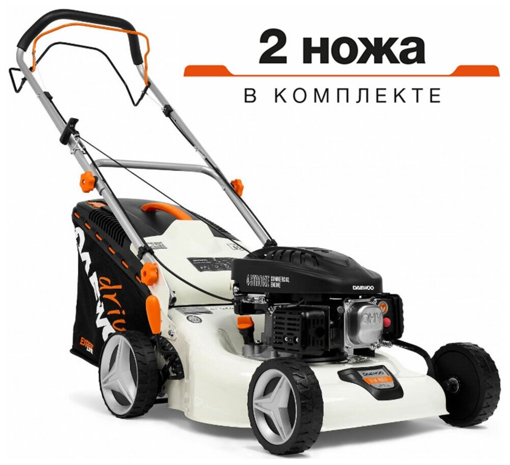 Газонокосилка бензиновая DeWORKS L 48SP - фотография № 10