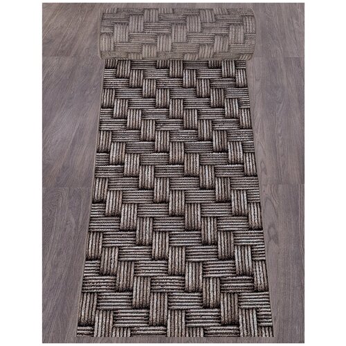 Ковер SIERRA - Дорожка BEIGE-BROWN 2 Ковер на пол, в гостиную, спальню, в ассортименте, Турция, Бельгия, (80 см. на 3000 см.)