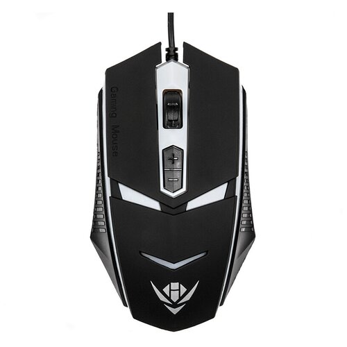 Мышь Nakatomi Gaming MOG-02U черная USB игровая 4 кнопкиролик 7-ми цветная подсветка 35000₽