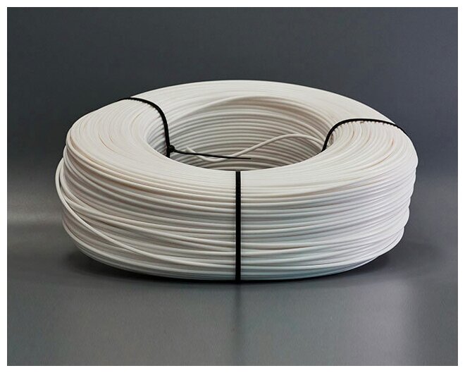 Пруток полипропиленовый ПП (РР) сварочный круглый 4 мм для сварки пластика натуральный (белый) 10 метров