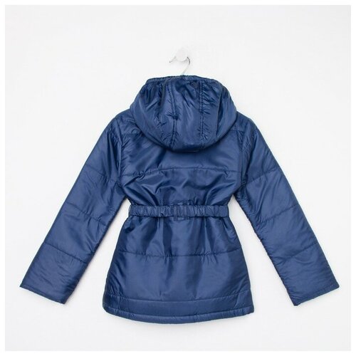 фото Куртка для девочки, цвет тёмно-синий, рост 110 см нет бренда