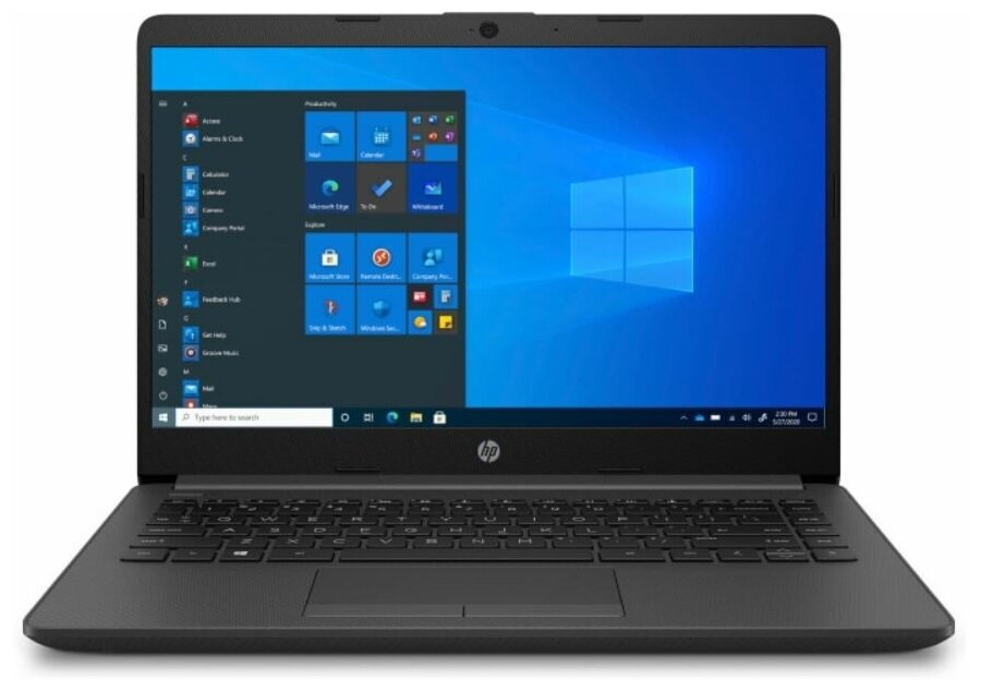 Ноутбук HP 245 G8 43W89EA 141920x1080 AMD Ryzen 3 5300U26Ghz8GB SSD 256GB Windows 10 Pro