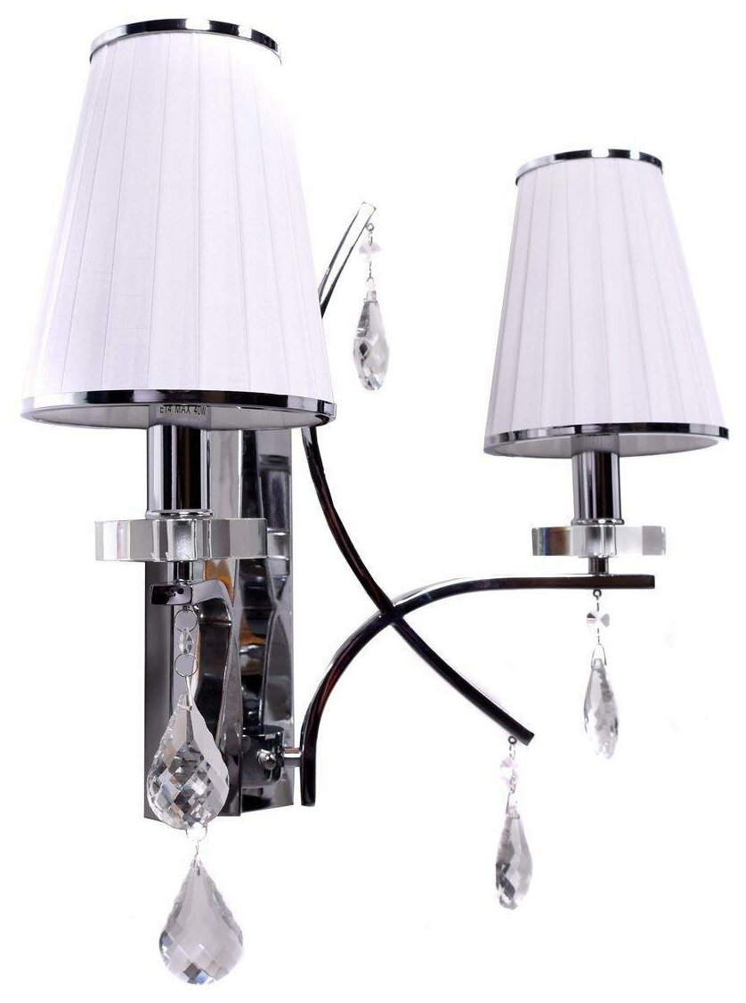 Lumina Deco Бра Lumina Deco Glamour LDW 66247-2 WT+CHR