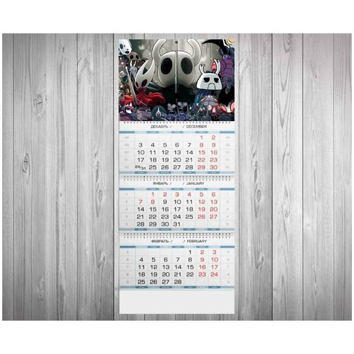 Календарь MIGOM Квартальный Принт Hollow Knight - HK0001