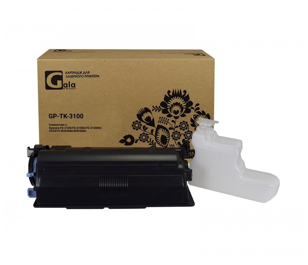 Тонер-картридж GP-TK-3100 для принтеров Kyocera FS-2100D/2100DN 12500 копий GalaPrint