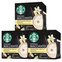 Кофе в капсулах Starbucks Madagascar Vanilla Macchiato для Nescafe Dolce Gusto, 12 кап. в уп, 3 уп. (36 капсул)