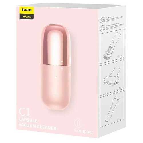 Капсульный пылесос BASEUS C1 розовый CRXCQC1-04 349000₽