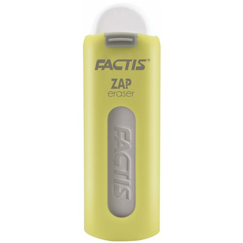 Резинка стирательная FACTIS ZAP (Испания), пластиковый держатель, 75x7x8 мм, ПВХ, ассорти, PTF1130, (30 шт.)