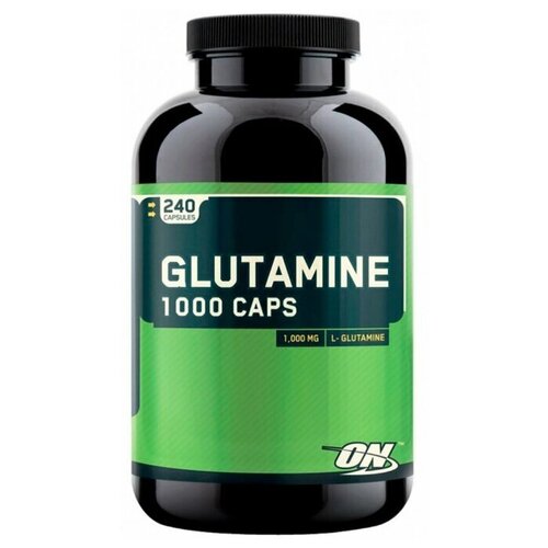 Аминокислота Optimum Nutrition Glutamine Caps, нейтральный