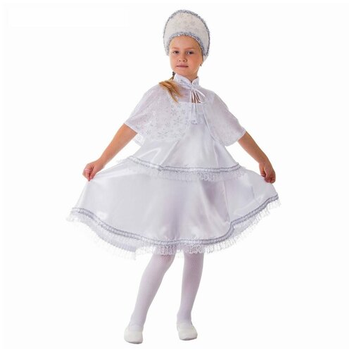 фото Карнавальный костюм снежинка, рост 116см страна карнавалия