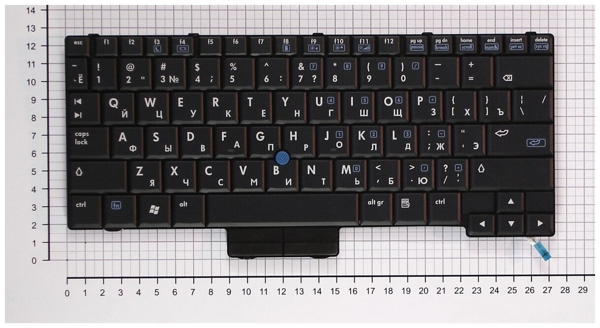 Клавиатура для ноутбука HP Compaq MP-06883SU-6920 черная