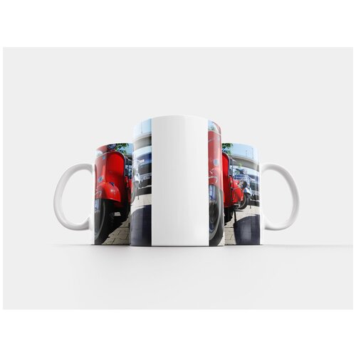 фото Кружка "vespa, мотоцикл, мотоциклы" 320 мл lotsprints