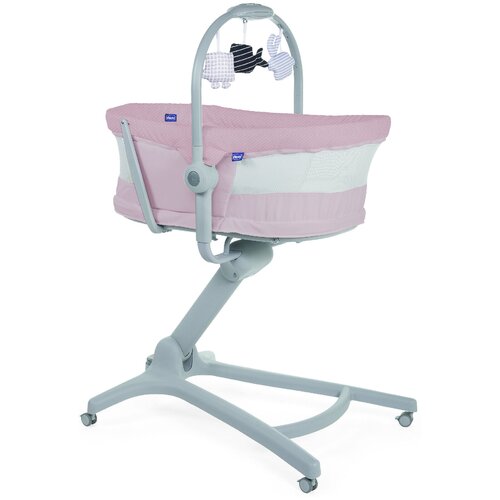 Кроватка-стульчик Chicco Baby Hug 4-в-1 Air, расцветка Rose