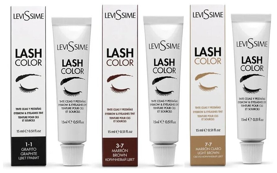 фото Levissime Набор красок Lash Color