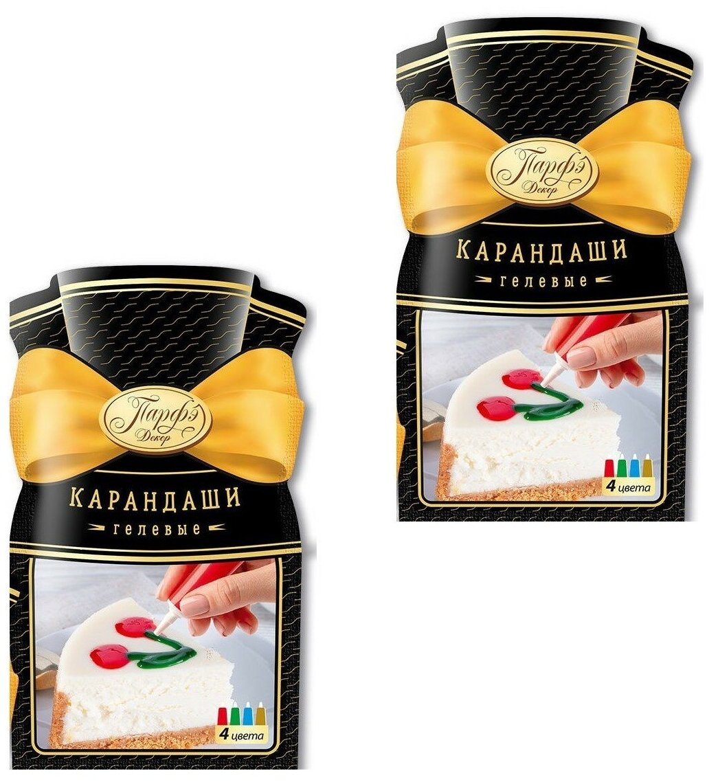фото Парфэ Гелевые карандаши для декора цветные , 4 цвета