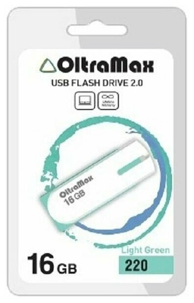 USB флэш-накопитель OLTRAMAX OM-16GB-220 св.зеленый