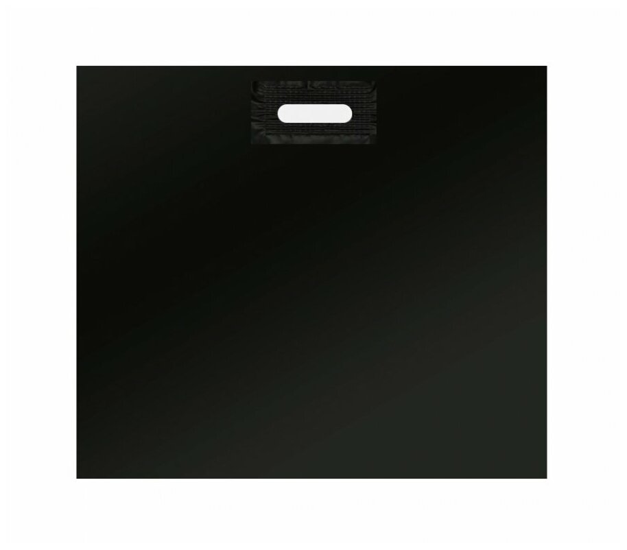 Пакет ВУР 70*60см(+4см), 80мкм, ПВД, черный, 50 шт.