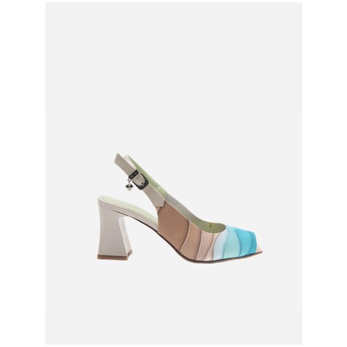 Женские туфли, RENZONI, лето, цвет комбинированный, размер 37