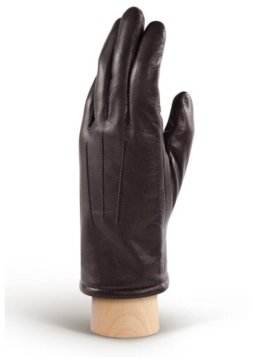 Перчатки мужские кожаные Labbra, размер 8.5(S), коричневый
