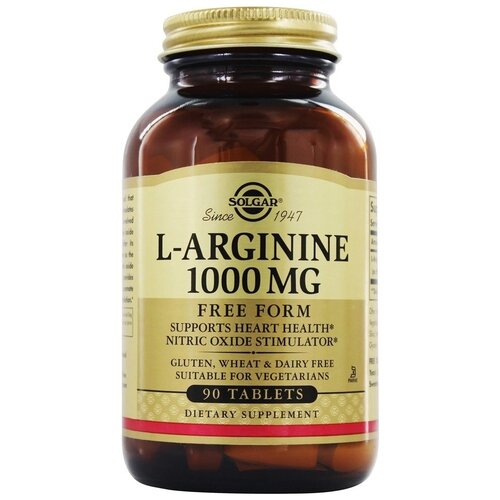 Solgar L-Arginine таб., 1000 мг, 350 г, 90 шт.