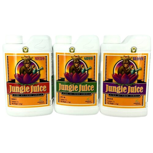 Комплект удобрений Advanced Nutrients Jungle Juice Micro Grow Bloom 1л empson jo jungle jamboree