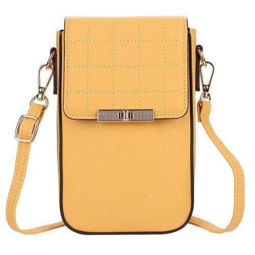 Сумка женская на плечо Poco case на длинном ремешке, клатч с карманом для телефона и отделением для карт