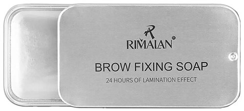 Rimalan Brow Fixing Soap мыло - гель для фиксации бровей, серебряный