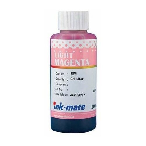 Чернила ink-mate EIM-801LM для EPSON T6736 L800/L805/L850/L1800 (100мл, light magenta, Dye)