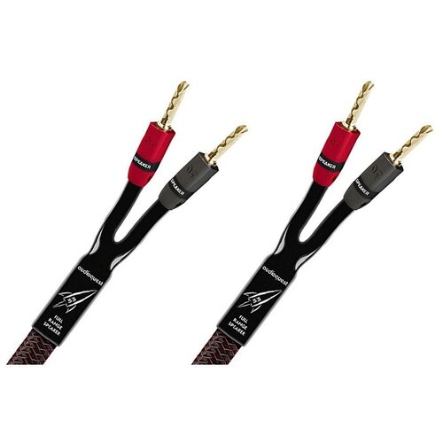 Акустический кабель Single-Wire Banana - Banana Audioquest Rocket 33 FR-BFAG 2.0m акустический кабель single wire banana banana abbey road cable reference speaker cable 2 0m